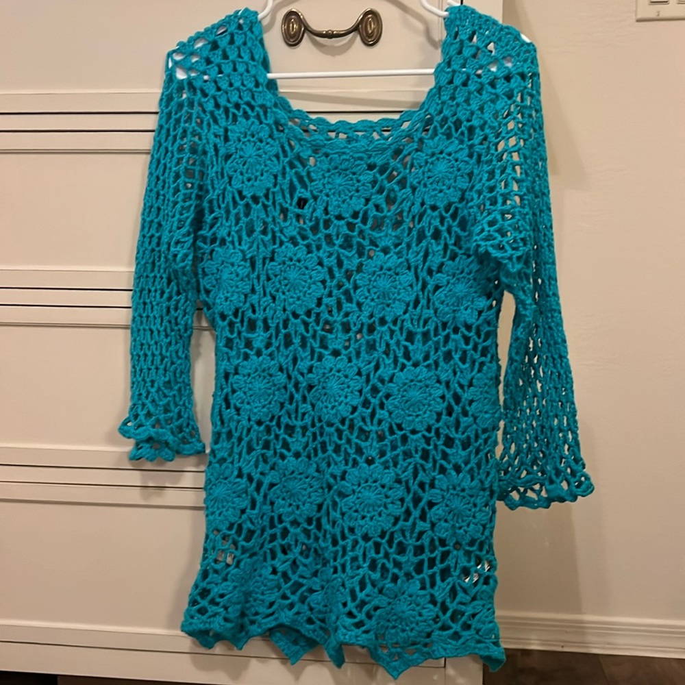 Knit long top